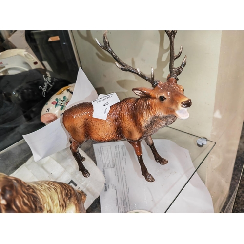 422 - Beswick Large Stag Figurine