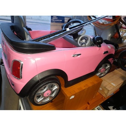 48 - Pink Childs Mini Car Working No Charger