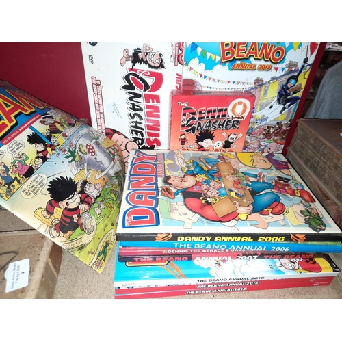 5 - Selection Of Dandy And Beano Annuals And Dvd Sets