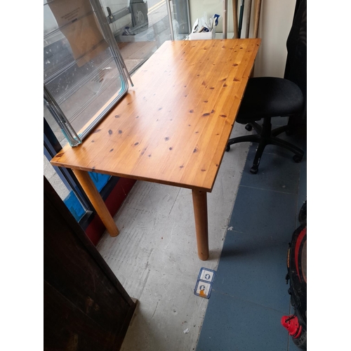 57 - Long Pine Dining Room Table