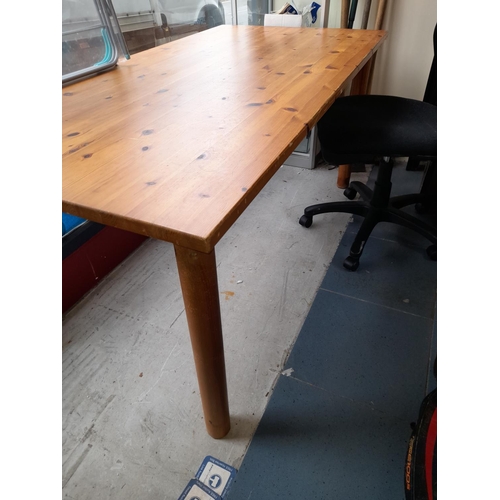 57 - Long Pine Dining Room Table