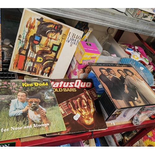 130 - Small Selection Of Lp Records Including Ub40 And Status Quo