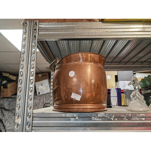 483 - Copper Coal Scuttle