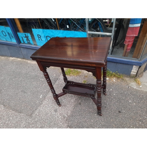 80 - Antique Revolving Card Table