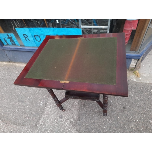 80 - Antique Revolving Card Table