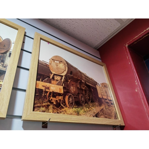 114 - 4 Framed Railroad Prints