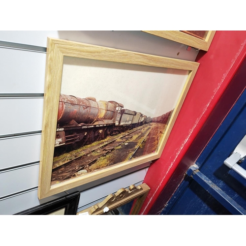 114 - 4 Framed Railroad Prints