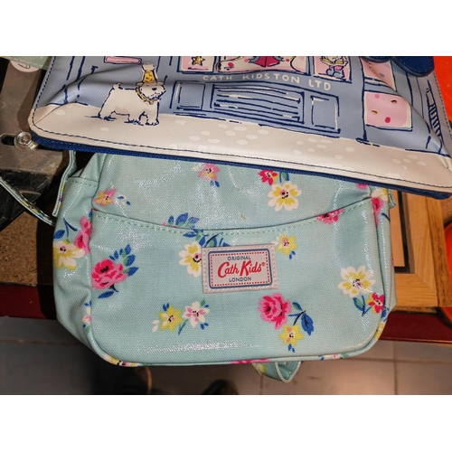 238 - Black Furry Cath Kidston Backpack Plus Blue Flower And Blue Shop Cath Kidston Hand Bags