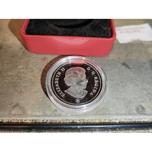 366 - 2007 Proof Silver Canadian Dollar With Box And Certificate