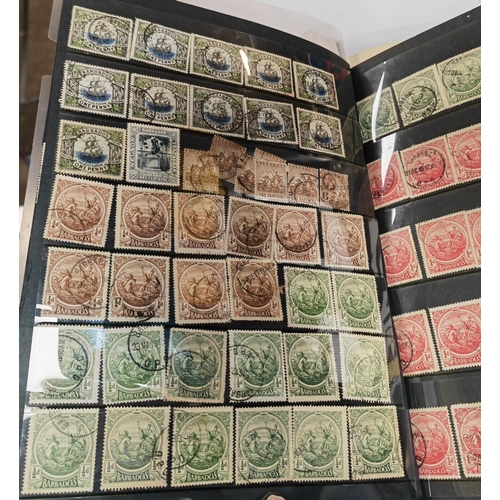 404 - Folder Of Barbados Stamps