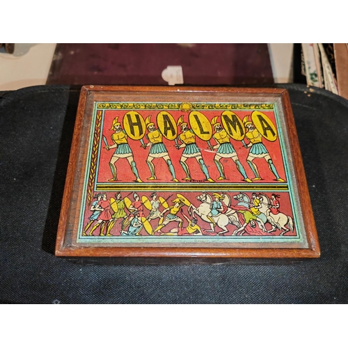 532 - Victorian Halma Game Plus  Victorian Steeple Chase Game Board