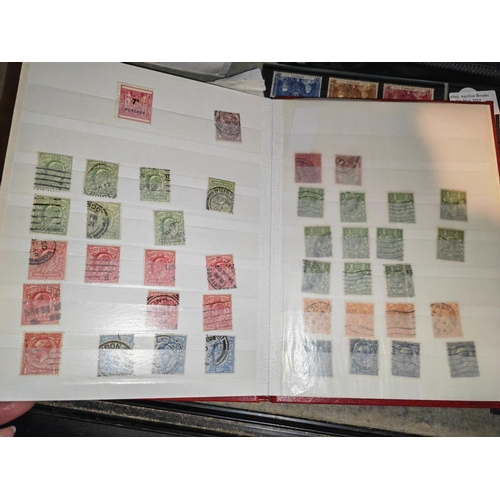 567 - Red Stock Book Of Gb Stamps