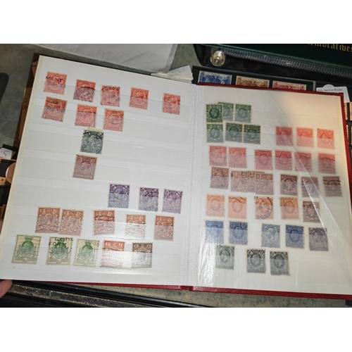 567 - Red Stock Book Of Gb Stamps