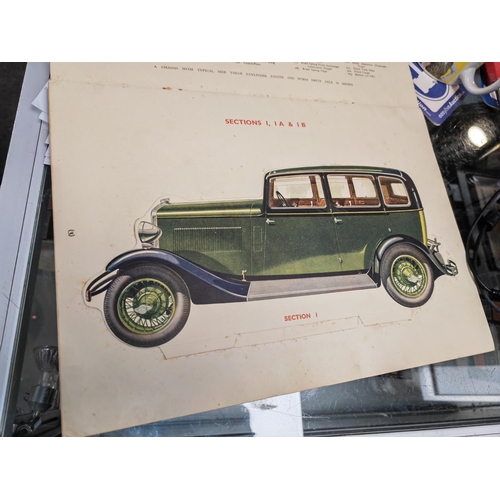 596 - 1930 Pop Up/Cut Away Car Book