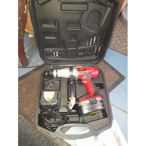 749 - Challenge Extreme Cordless Drill With Battery And Charger In Case