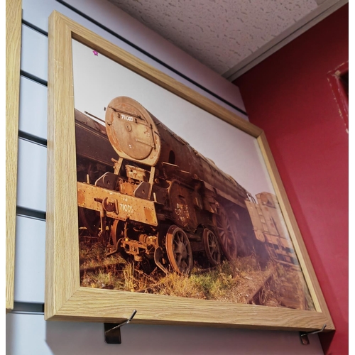 112 - 4 Framed Railroad Prints