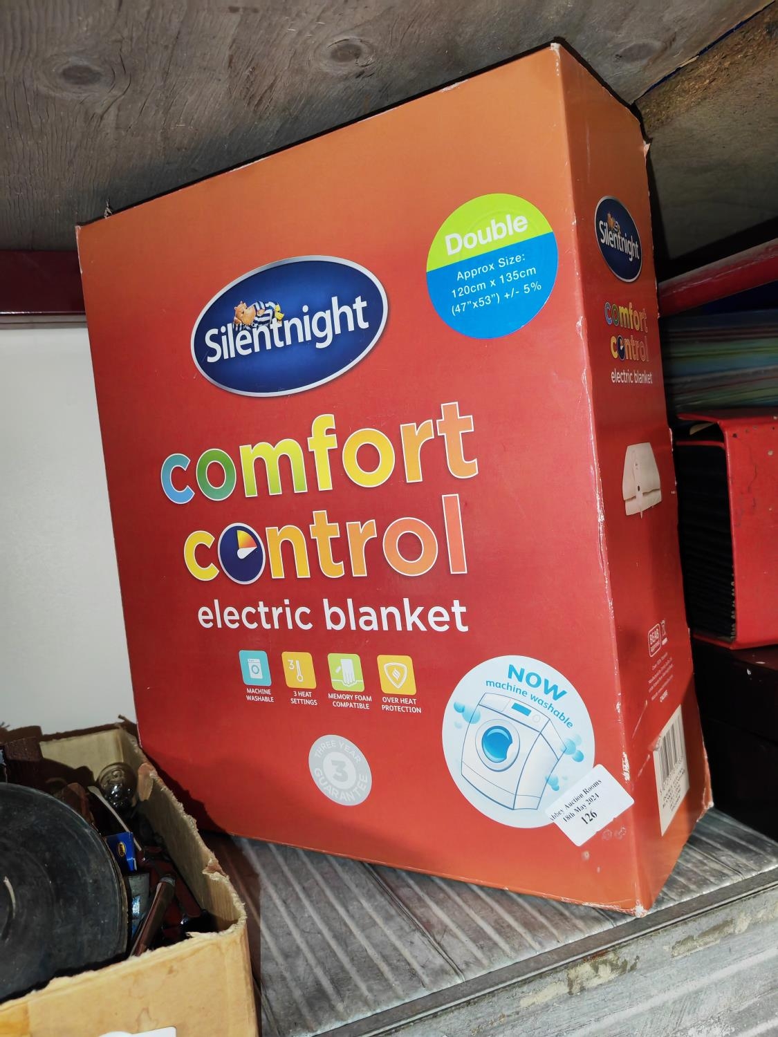 Silent Night Comfort Control Electric Blanket In Box