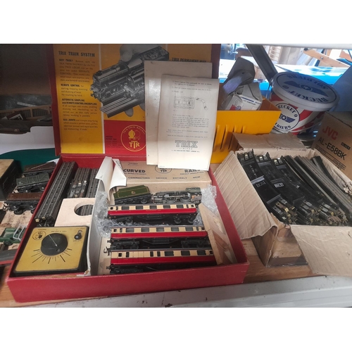 675 - Large Amount Of Trix Twin Railways With Accessories Etc