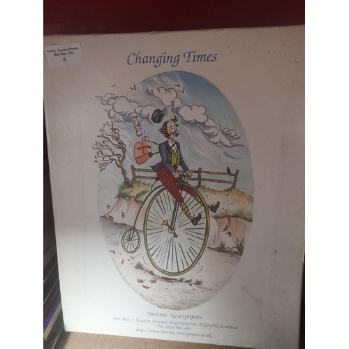 6 - Boxed Set Of Changing Times Newspapers