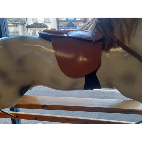 54 - Haddon Rockers Rocking Horse Needs A New Tail, Reins, And Stirrups