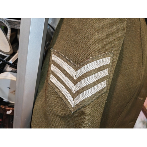 26 - Woman's Military Sergeants Jacket + Medal Bars