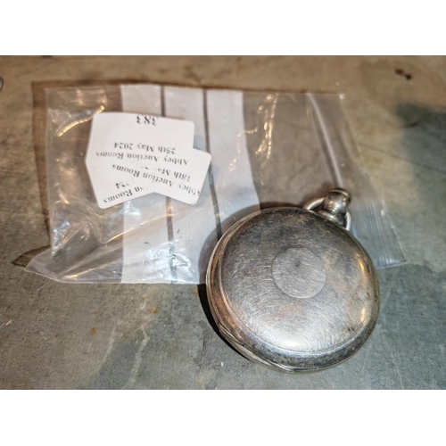 383 - Silver Gents Pocket Watch