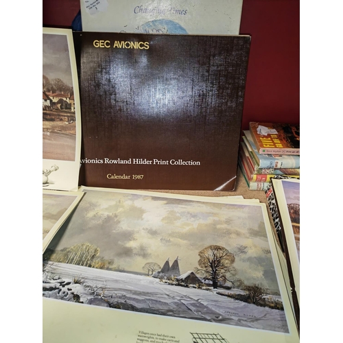 4 - Selection Of Rowland Hilder Calendars