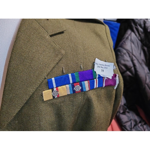 19 - Military Sergeants Jacket + Medal Bars