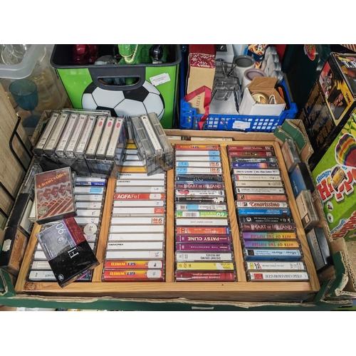 626 - Crate Of Music Cassettes