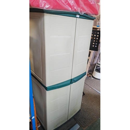 639 - Plastic Garden Cupboard