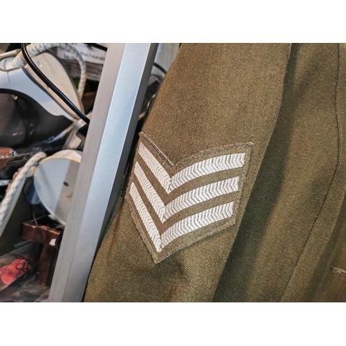 27 - Military Sergeants Jacket + Medal Bars