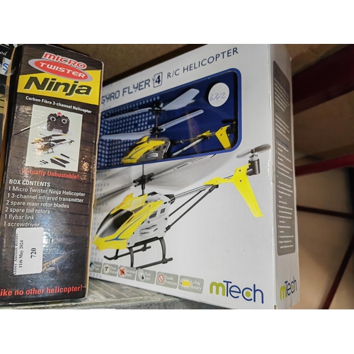 180 - 2 Remote Controlled Helicopters