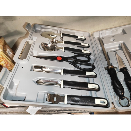 237 - Kitchen Knife Set In Case