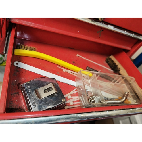 29 - Red Tool Box With Tools