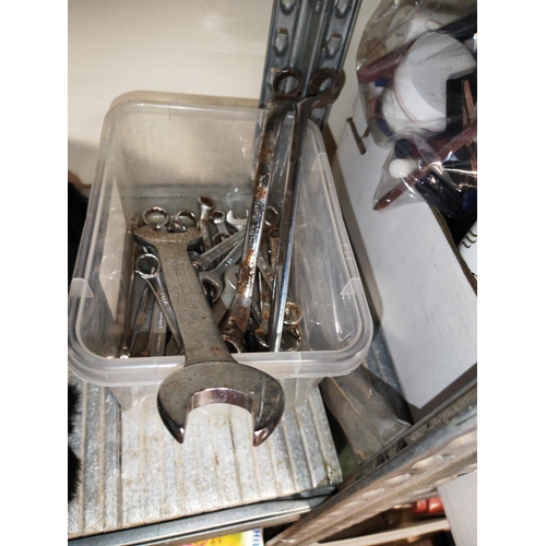 135 - Small Crate Of Good Named Spanners