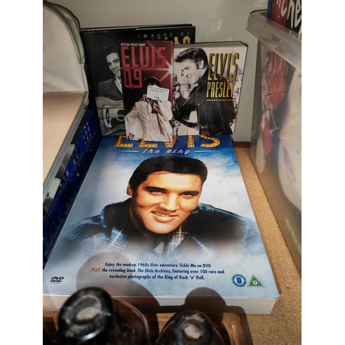 158 - Selection Of Elvis Books And Dvd'S