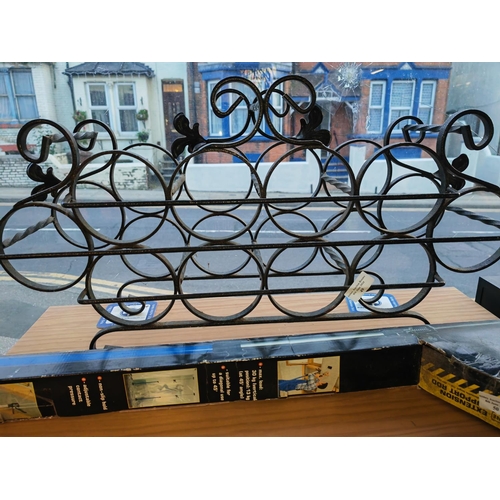 49 - Metal Wine Rack