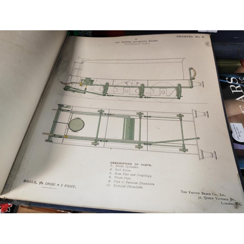 5 - The Vacuum Continuous Automatic Brake Book Dated 1885 Illustrated