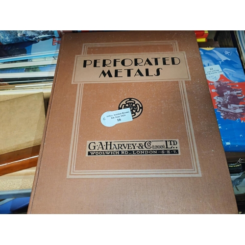 16 - 1950'S Hardback Perforated Metals Catalogue - G A Harvey & Co