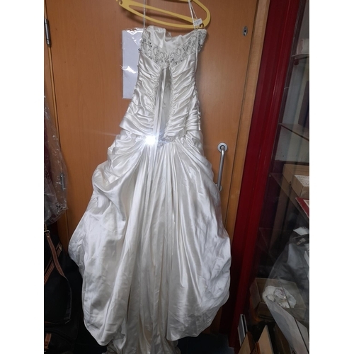 27 - Sottero & Midgely Imperial Wedding Dress Size 10 Needs Cleaning