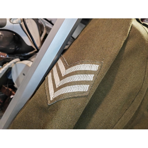 30 - Military Sergeants Jacket + Medal Bars