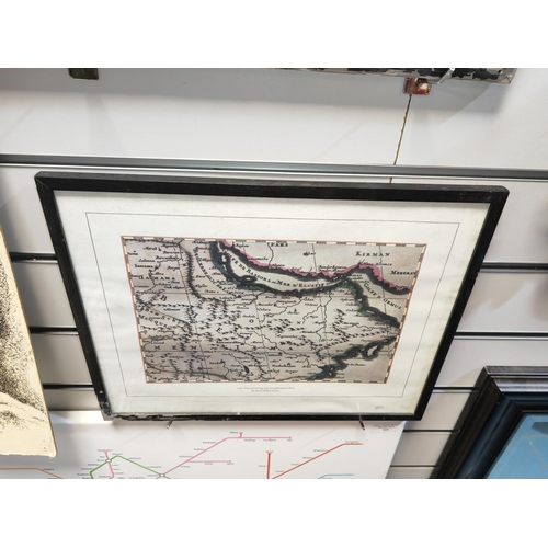 104 - Pair Of Map Prints