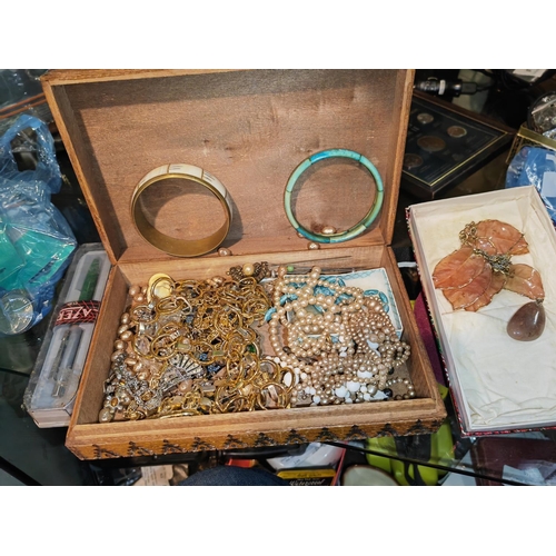 690 - 2 Boxes Of Costume Jewellery