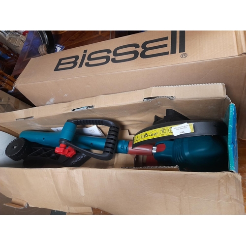 688 - Bosch 18V Bare Unit Strimmer No Battery Or Charger Unused In Worn Box Plus A Qualcast Strimmer Needs... 