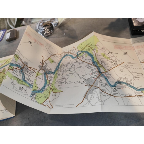 351 - 1956 Map Of The Thames