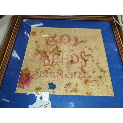 421 - Victorian Framed Seed Bag