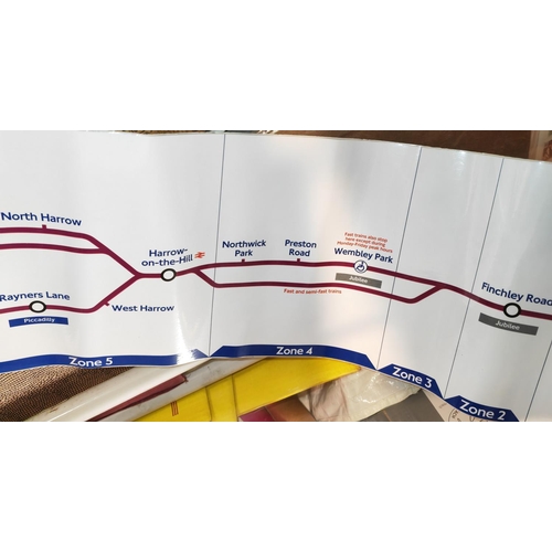 571 - 2 London Underground Metropolitan Carriage Maps