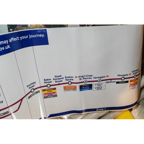 571 - 2 London Underground Metropolitan Carriage Maps