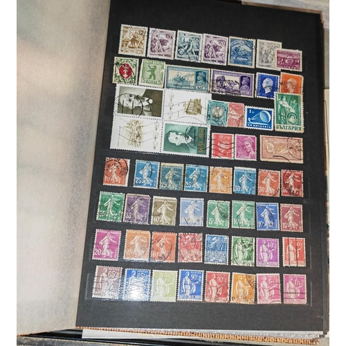 583 - Brown Stock Album Of World Stamps