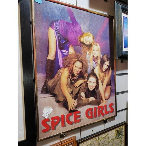 110 - Framed Picture Of The Spice Girls